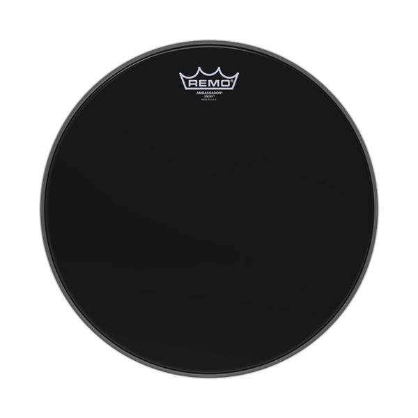 REMO ES-0012-00 Mặt Trống 12 inch AMBASSADOR EBONY SNARE/TOM 12"