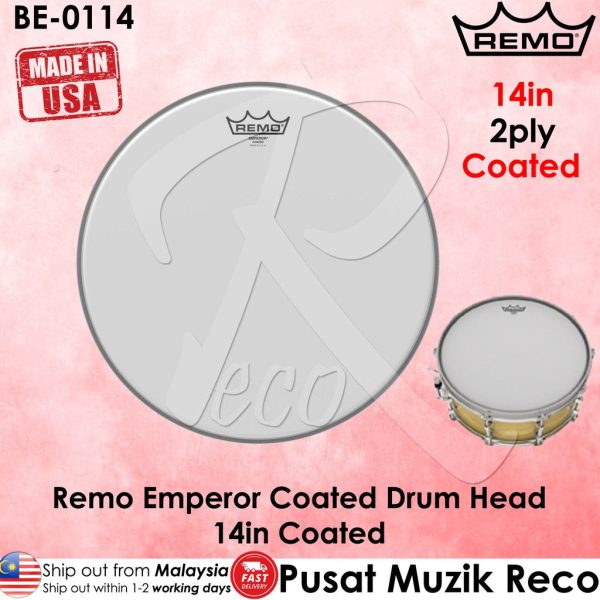 REMO BE-0114 mặt trống 14 inch BATTER, EMPEROR®, MẶT COATED 14"