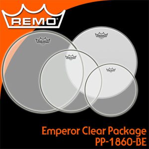 REMO PP-1860-BE BỘ MẶT TRỐNG TOM PINSTRIPE 10-12-16 SNARE 14
