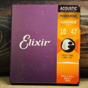 ELIXIR 16002 Dây đàn Guitar Acoustic Phosphor Bronze NANOWEB® Extra Light