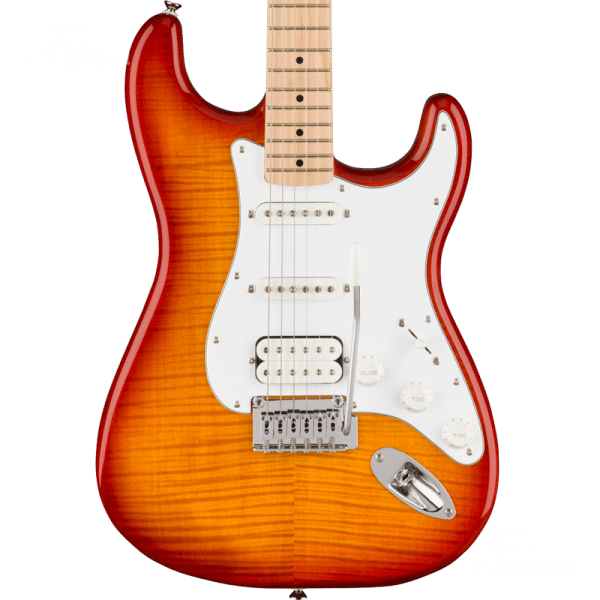 FENDER 0378152547 ĐÀN GUITAR ĐIỆN SQUIER AFF STRAT FMT HSS MN WPG SSB