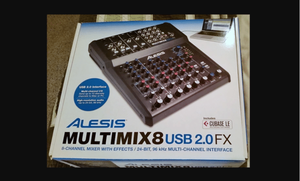 ALESIS MultiMix 8 USB FX Bàn Mixer Âm Thanh