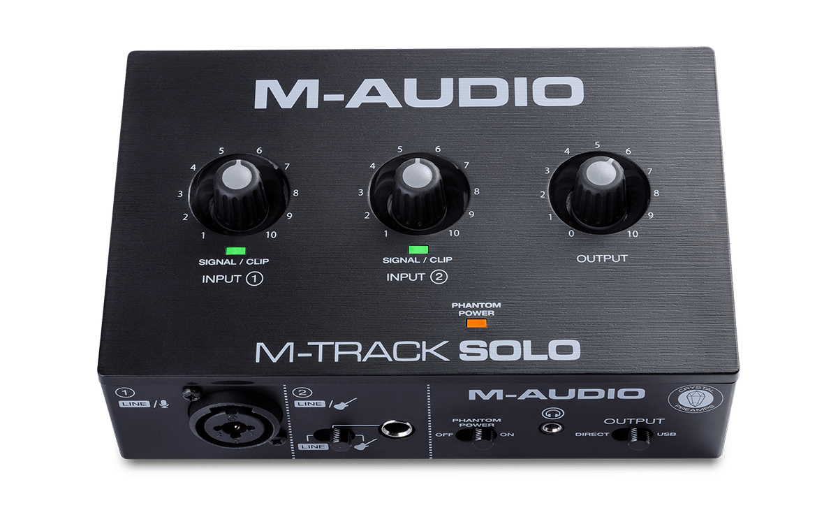 Audio Interface M-Audio M-Track Solo nhập khẩu chính hãng