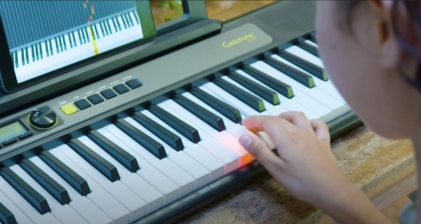 CASIO LK-S250 ĐÀN ORGAN PHÍM SÁNG HỌC TẬP