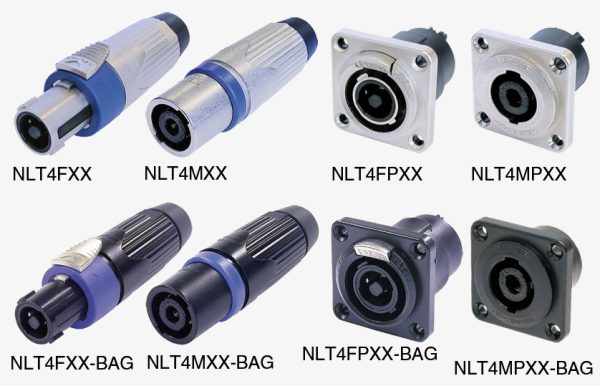 NEUTRIK NLT4MX Giắc kết nối loa đực 4 pole