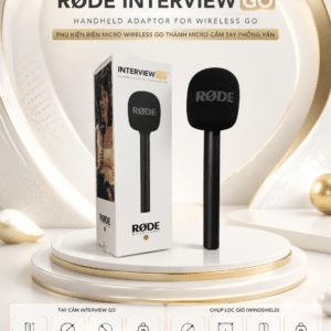 Rode Interview Go Phụ kiện biến micro Wireless Go thành Micro cầm tay phỏng vấn