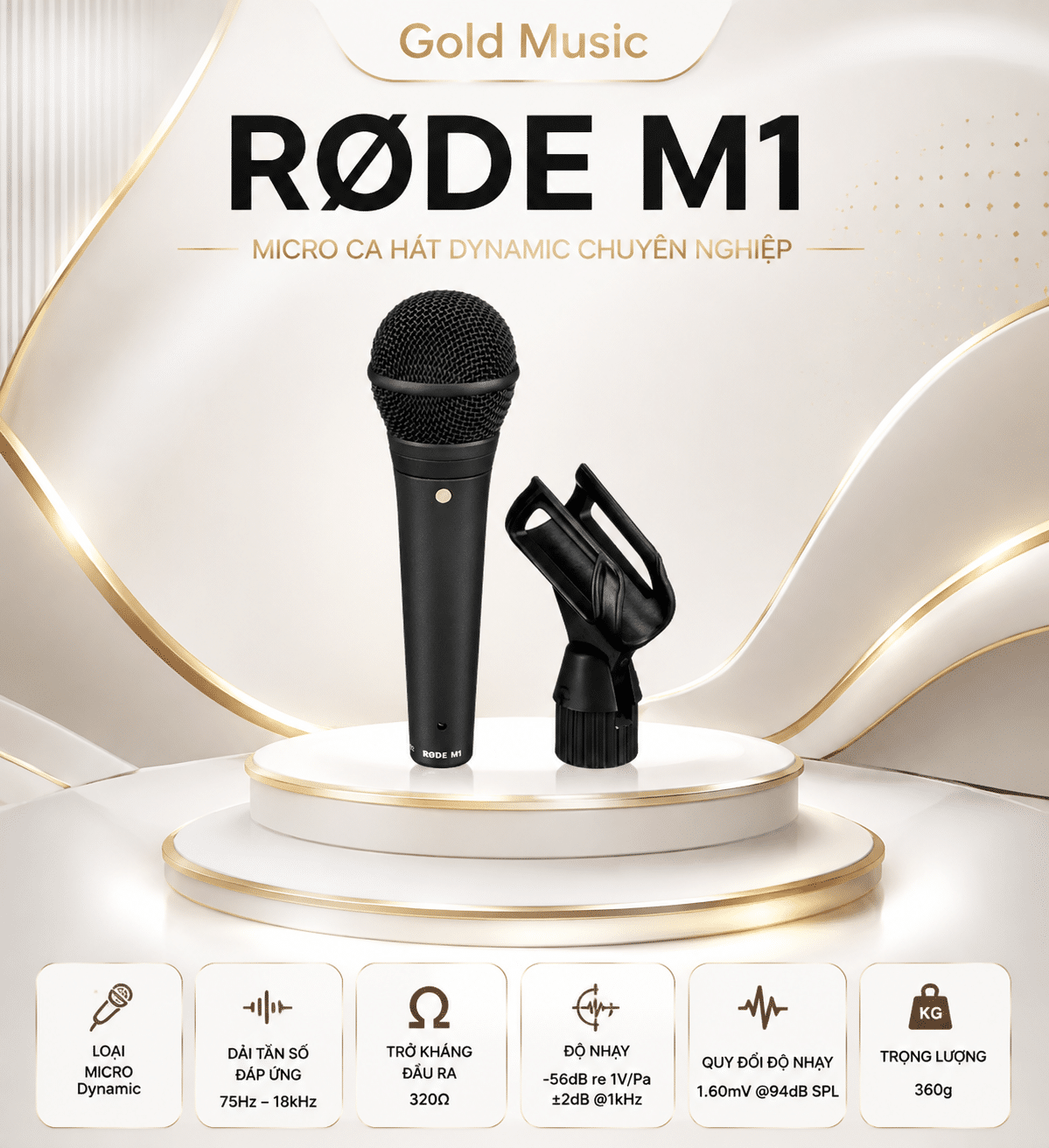 RODE M1 Micro Ca Hát rode m1 micro ca hat