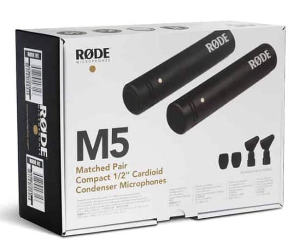 Rode M5MP Cặp Micro Thu Âm Nhạc Cụ Condenser Cardioid