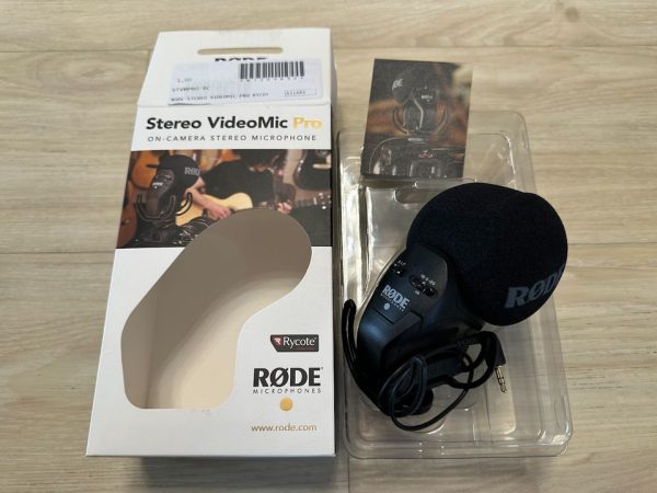 Rode Stereo VideoMic Pro Rycote Microphone Chuyên Nghiệp Cho Máy Ảnh