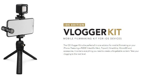 RODE Vlogger Kit iOS Edition Bộ Stream Cao Cấp Cho iOS