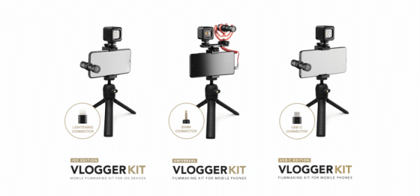 RODE Vlogger Kit Universal Bộ Mic Stream Cho Điện Thoại