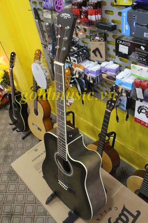 Caravan HS4140TBS Đàn guitar dây sắt màu xám khói