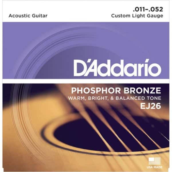 D'ADDARIO EJ26 DÂY ĐÀN GUITAR PHOSPHOR ACOUSTIC 11-52