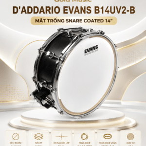 D'ADDARIO EVANS B14UV2-B MẶT TRỐNG SNARE COATED 14"