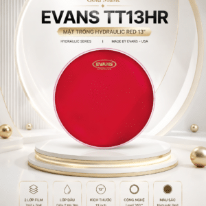 EVANS TT13HR MẶT TRỐNG 13 inch màu đỏ HYDRAULIC RED