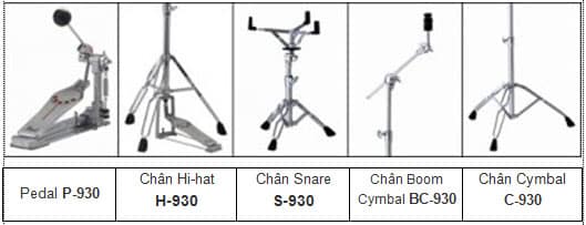 PEARL HWP-930 BỘ CHÂN TRỐNG HARDWARE (H930/S930/P930BC930/C930)
