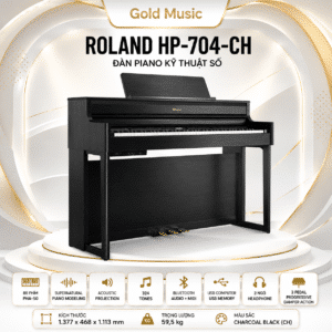 ROLAND HP-704-CH Đàn Piano Kỹ Thuật Số