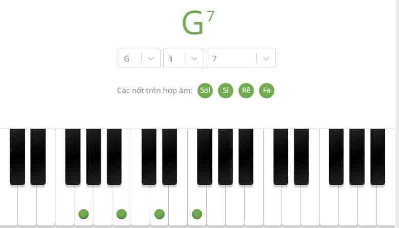 hop am g7 piano