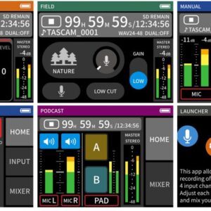 TASCAM X6 may ghi am 2