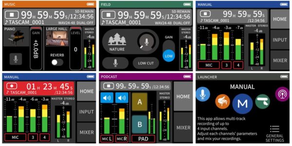 TASCAM X6 may ghi am 2