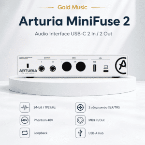 arturia minifuse 2 audio interface
