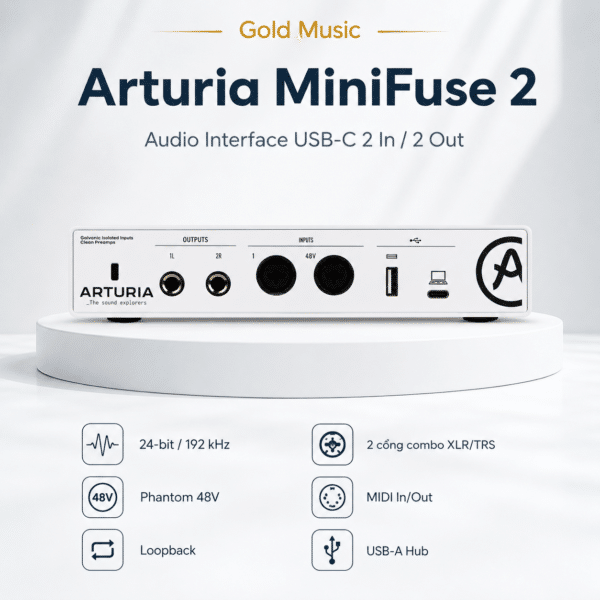 arturia minifuse 2 audio interface
