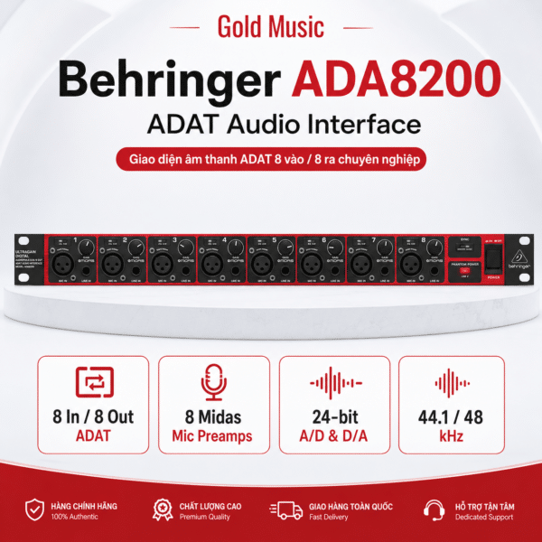 behringer ada8200 adat audio interfaces