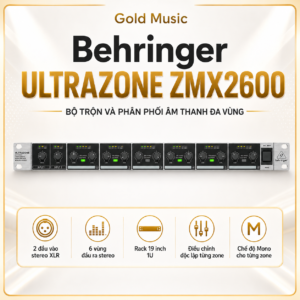 behringer ultrazone zmx2600