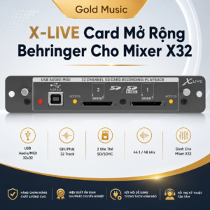 behringer x live card mo rong x32