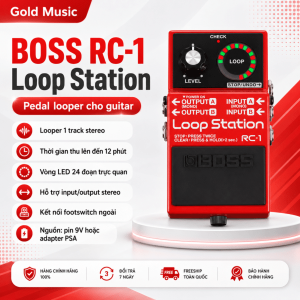 BOSS RC-1 Bộ hiệu ứng guitar boss rc 1 bo hieu ung guitar