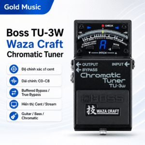 boss tu 3w tuner pedal