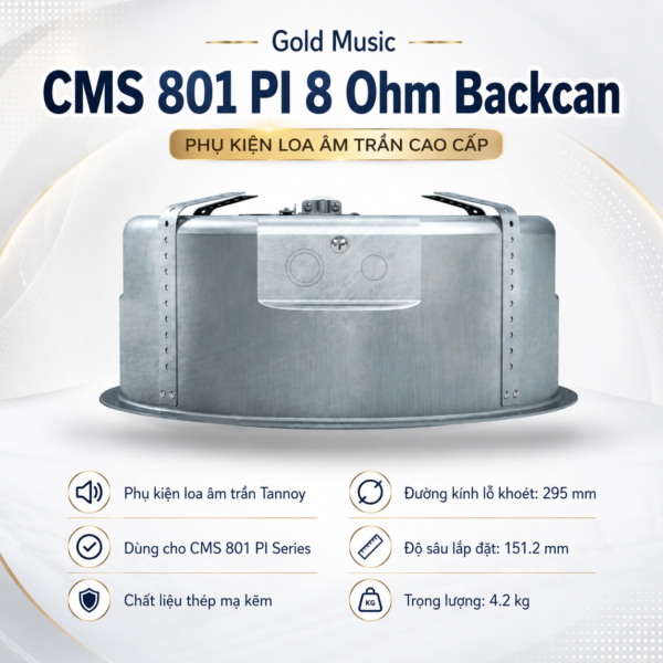 cms 801 pi 8 ohm backcan phu kien loa am tran tannoy