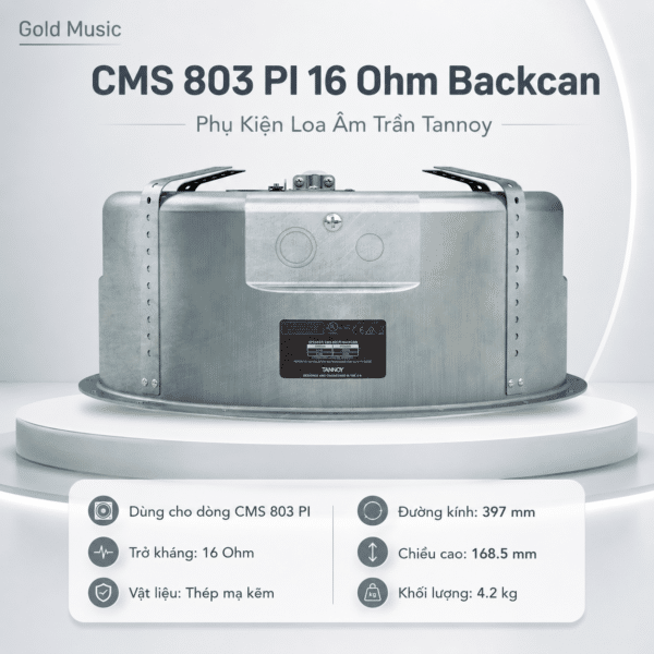 cms 803 pi 16 ohm backcan phu kien loa am tran tannoy