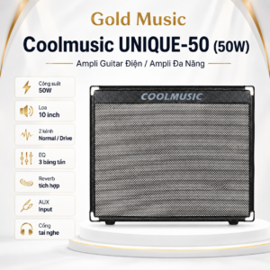 coolmusic unique 50 50w ampli guitar dien da nang