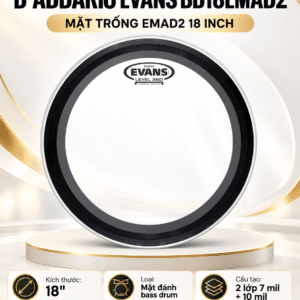 mat trong bass 18 D'ADDARIO BD18EMAD2 4