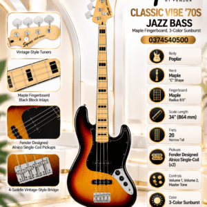 Squier 0374540500 dan GUITAR BASS 5