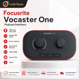focusrite vocaster one podcast interface