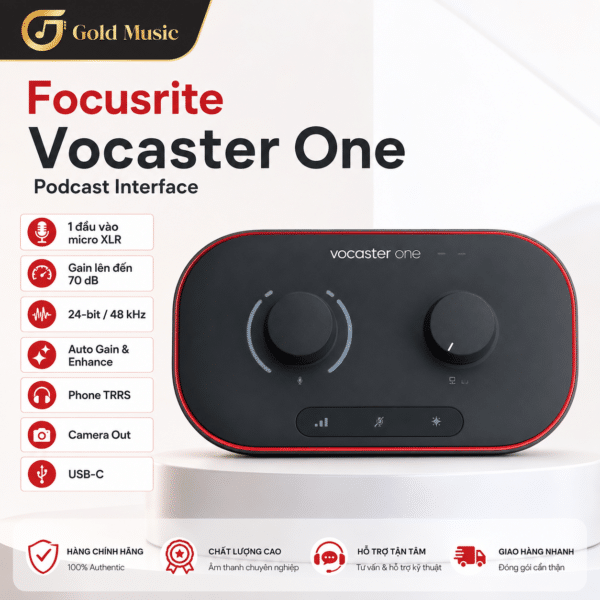 Focusrite Vocaster One Podcast Interface focusrite vocaster one podcast interface