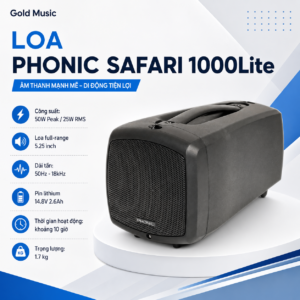 loa phonic safari 1000lite