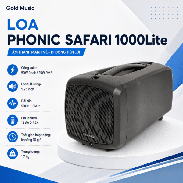 loa phonic safari 1000lite