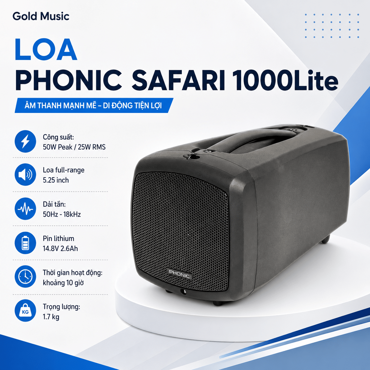 LOA PHONIC SAFARI 1000Lite loa phonic safari 1000lite
