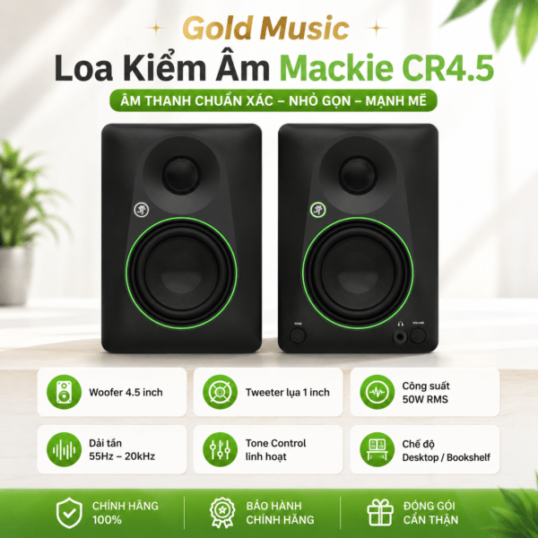 Loa Kiểm Âm Mackie CR4.5 mackie cr45 loa kiem am