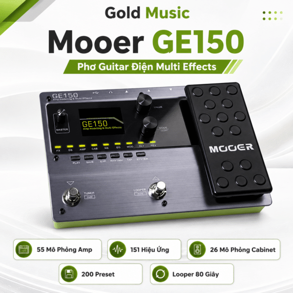 Mooer GE150 – Phơ Guitar Điện Multi Effects mooer ge150