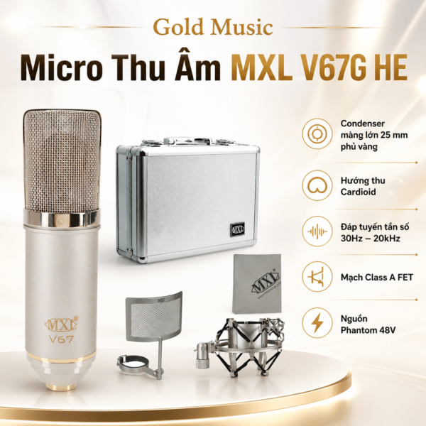 Micro Thu Âm MXL V67G HE mxl v67g he micro thu am