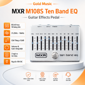 mxr m108s ten band eq guitar effects pedal