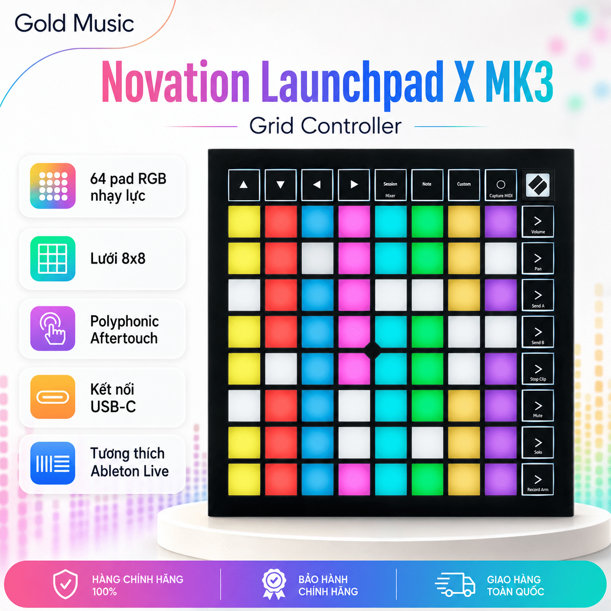 Novation Launchpad X MK3 – Grid Controller novation launchpad x mk3 grid controller