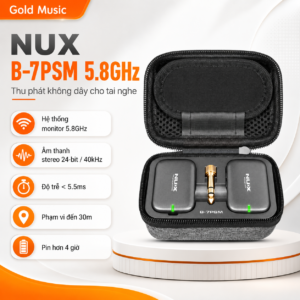nux b7 psm 5 8ghz thu phat khong day tai nghe