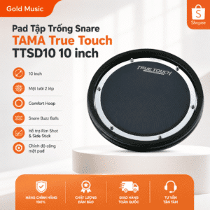 pad tap snare tama true touch ttsd10 10 inch