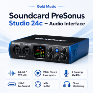 presonus studio 24c audio interface