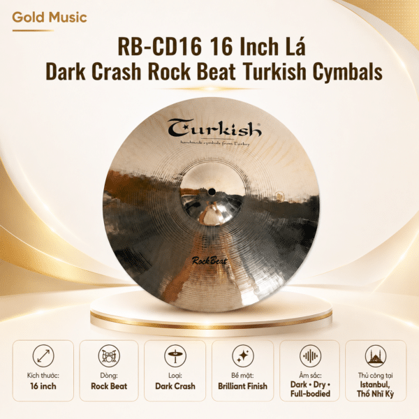 rock beat turkish rb cd16 dark crash